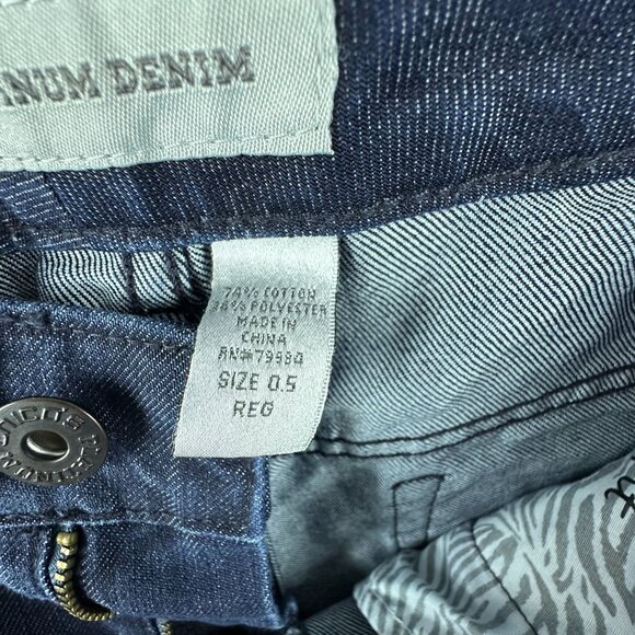 Chico's Bootcut Jeans Womens Size 0.5 Reg Dark Wash Platinum Denim Mid Rise Blue - Picture 6 of 12